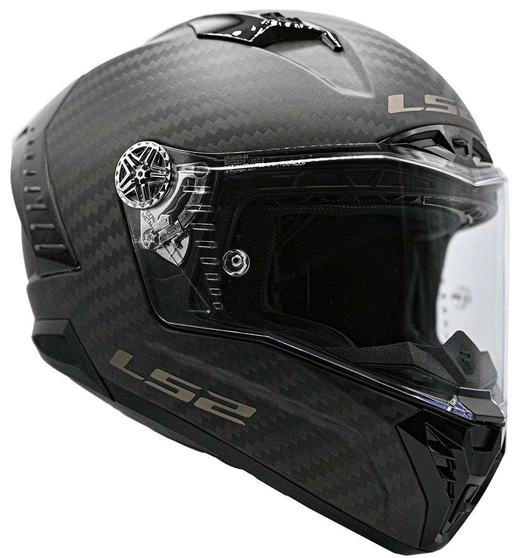 LS2 Thunder Carbon FIM Helmet - InGearMotoLS2Matte Black Carbon